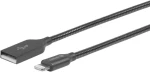 ESTUFF Lightning kabel 0.5m šedá / USB / MFI (ES601065)