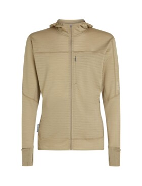 ICEBREAKER Mens 300 RealFleece Descender LS Zip Hood, Flagstone (vzorek) velikost: M