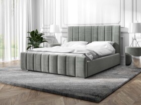 FRONTI Postel MODEL 12 120x200 šedá - MAGIC VELVET 2217