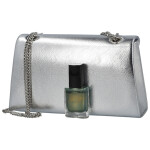 Stylové dámské psaníčko Michelle Moon Zalia, stříbrné