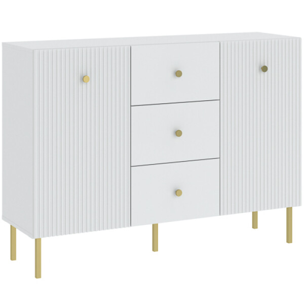 FRONTI Komoda VIENA 2D3S - bílá