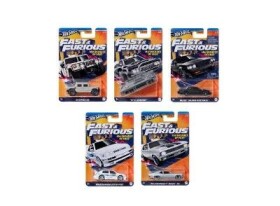 Hot Wheels Fast & Furious set 5 modelov (Jetta, Hummer a ďalšie)