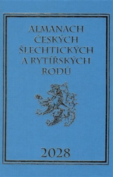 Almanach českých šlechtických rytířských rodů 2028 Karel Vavřínek