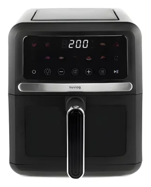 Huslog Horkovzdušná fritéza černá / Horkovzdušná fritéza / 1500 W / 5 l / 10 programů / dotykový displej (OWN000104)