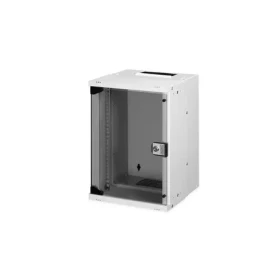 Digitus SOHO PRO 9U šedá / Nástěnná skříň / 10" / 460x315x300 mm / skleněné dveře / IP20 (DN-49102)