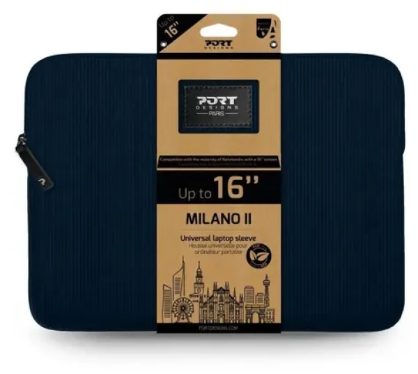 Port Designs MILANO II ECO 15.6" modrá / Pouzdro na 15.6" notebook (140720)