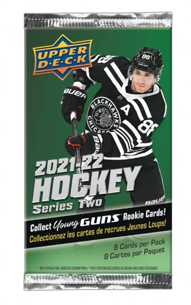 Hokejové Karty NHL 2021-22 Upper Deck Series 2 Retail Balíček