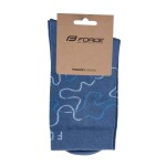 Ponožky FORCE LIVERY, modré (barva modrá, velikost L/XL)