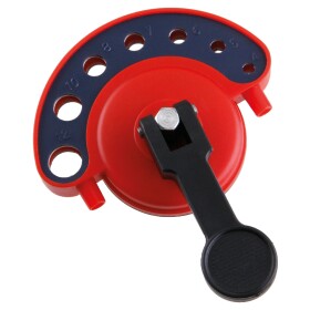 LEVIOR 20379 Vodič na vrtáky a diamantové korunky, 4–13mm, přísavný