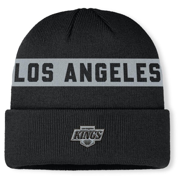 Fanatics Pánská zimní čepice Los Angeles Kings NHL Authentic Pro A/Cap Cuffed Beanie