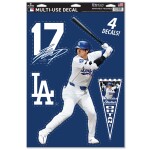 Samolepka Los Angeles Dodgers MLB Shohei Ohtani #17 Player Set (4 ks)% 1 ks