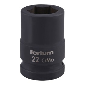 FORTUM 4703022 Gola hlavice rázová 3/4", 22mm, CrMoV