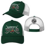 Outerstuff Dětská kšiltovka Minnesota Wild NHL Lockup Meshback Adjustable