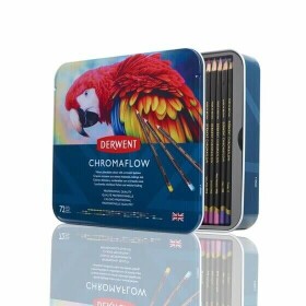 Derwent Chromaflow umělecké pastelky sada 72 barev