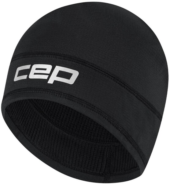Běžecká čepice CEP THERMAL - black Velikost textilu: S-M
