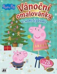 Vánoční omalovánky se samolepkami Peppa Pig