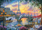 Puzzle Castorland 500 dílků - Čas na čaj v Paříži