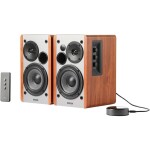 EDIFIER R1280T + WiiM Mini hnědá / 2.0 / 21+21 W / reproduktory / Bluetooth / 3.5mm jack / RCA (R1280T and WiiM Mini)