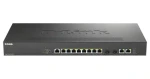 D-Link DMS-1250-12TP/E / Multigigabitový PoE switch / 8x 2,5G RJ45 PoE / L2 / PoE budget 240W (DMS-1250-12TP/E)