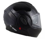 Překlápěcí helma Xrc Fronter black glossy - XL / černá