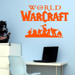 Samolepka World of Warcraft Barva: zelená, Velikost: 100 x 66 cm