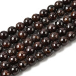 Přírodní granát - ∅ 6 mm - 1 ks