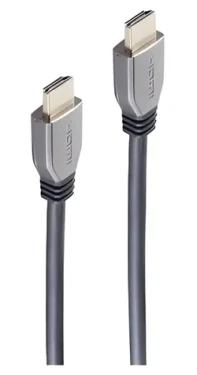 Shiverpeaks Ultra HDMI kabel černá/šedá / HDMI kabel / 10K / kovové konektory / 48 Gbps / 1,5 m (BS10-41155)