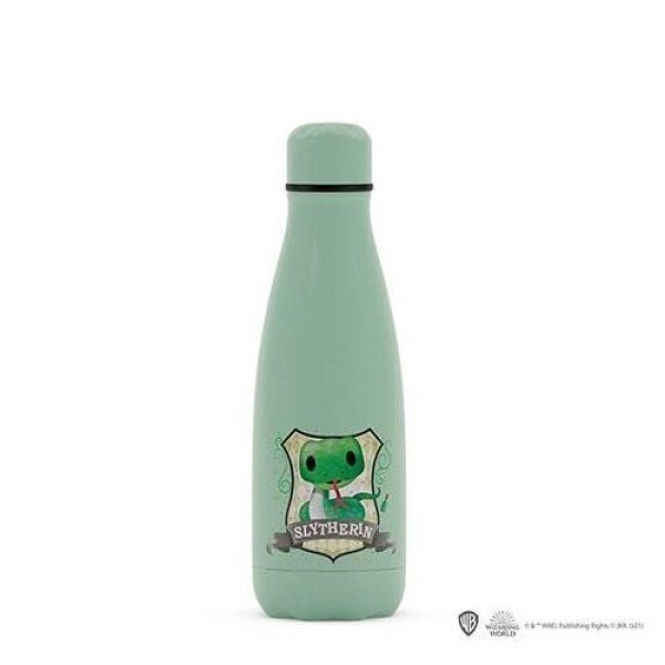 Harry Potter Nerezová láhev na pití 350 ml na teplé a studené nápoje - Zmijozel