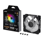 ASUS TUF GAMING TR120 ARGB Reverse černá / 120mm / Hydraulic bearing / 2000 RPM / 76.3 CFM / 29 dB (90DA00D0-B09000)