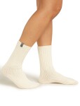 Unisex merino ponožky ICEBREAKER U Ski Lodge Crew, Undyed velikost: 42,5-49 (LXL)