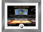 Highland Mint Obraz Golden State Warriors NBA Art Deco Stadium Silver Coin Photo Mint