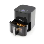 Melissa Digitální horkovzdušná fritéza XL černá / Horkovzdušná fritéza / 5 l / 8 programů / 60minutový časovač (16290102)