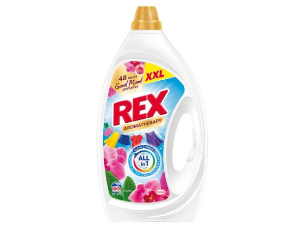 REX Aromatherapy Orchid Color Prací gel na barevné prádlo 60 PD