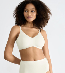 Dámská podprsenka GO Daily Cotton Soft bra - WHITE - bílá 00GZ - SLOGGI SILK WHITE XL