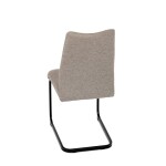 Jídelní židle, hnědá, látka, DCL-438 BR2