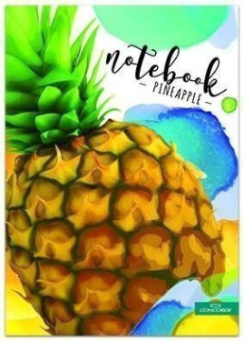 Concorde Záznamní kniha A5 linka 8 mm, 200 listů