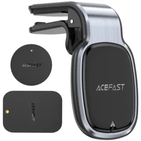 Acefast D16 šedá / Držák do ventilace auta / Magnetický / bez MagSafe