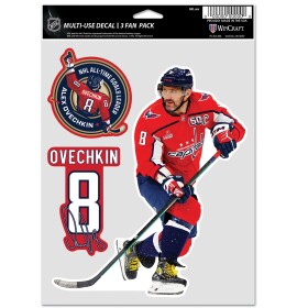 Samolepka Washington Capitals NHL Alex Ovechkin 895 Goals Record Set (3 ks)% 1 ks