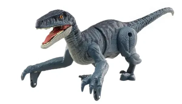AMEWI RC dinosaurus Velociraptor šedý