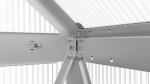 Polykarbonátový skleník LanitPlast Sarana 6×8, PC 4 mm (stříbrný)