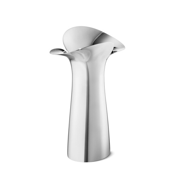 Georg Jensen Váza Bloom Botanica 15 cm, stříbrná barva, kov