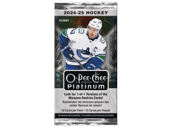 Hokejové Karty NHL 2024-25 Upper Deck O-Pee-Chee Platinum Hobby Balíček