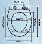 HOPA - WC sedátko VIRINA soft-close, oválné KD02181629