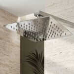 REA - Čtvercová hlavová sprcha JS-P015 25cm Chrome REA-P0609