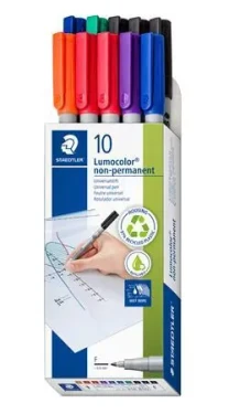 STAEDTLER Popisovač Lumocolor 316 F / neperman. / 0,6 mm (F) / 10 ks (316 B10)