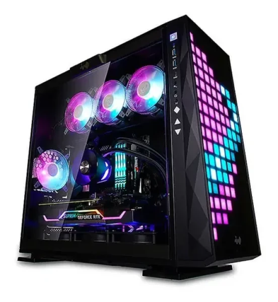 In Win 309 černá / Skříň / Midi Tower / E-ATX, ATX / ARGB / průhledná bočnice / 2x USB-A, 1x USB-C (309 Gaming)
