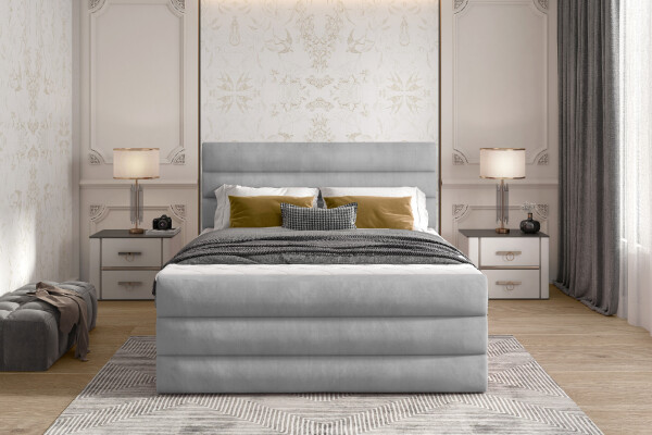 Boxspring Cande Rozměr: 140 x 200 cm, látka: Monolith 84