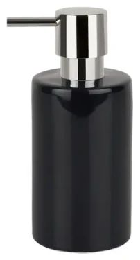 Spirella TUBE dávkovač mýdla černý / keramika / 300 ml