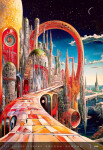 Nástěnný kalendář 2026 Helma - Surreal New Worlds
