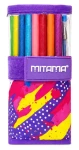 Mitama Glitter Roll Comics fialová / Penál plný / rolovací / 25 ks (62908-90157)